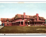 Bisonte Santa Fe Hotel Hutchinson Kansas KS UNP Fred Harvey DB Postcard Y5 - $5.89