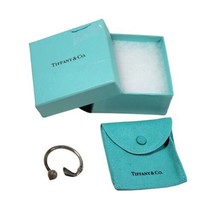 Tiffany & Co. Sterling Silver Golf Club Ball Key Ring in Tiffany Pouch Box Gift  - £175.64 GBP