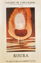 Bernard Koura - Manifesto Originale Esposizione - Galleria Orangerie Nan... - £139.68 GBP