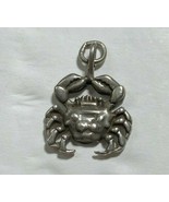 Crab Collectable Dangle Charm Sterling Silver .925  - £19.54 GBP