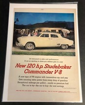 1951 Studebaker 120 Hd Commander V-8 Vintage Car Ad Art - £5.17 GBP