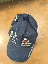 Walt Disney World Mickey Mouse Through The Years Strapback Hat Cap Embroidered  - £17.89 GBP