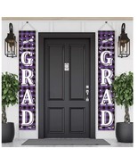Set of 2 Graduation Porch Sign Congrats Graduation Party Decorations - P... - $319.69 MXN