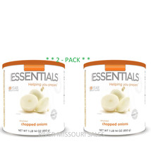 2 Packs - Essentials Chopped Onions #10 Cans Emergency Long Term Food, 25 Years - £43.43 GBP