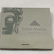 Vintage Matchbook  Cover  Loews Anatole Hotel  Dallas, Texas  gmg  unstruck - £9.67 GBP