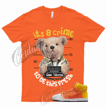 SB Dunk High Sweet Candy Tooth Shirt Amarillo Orange White Black 1 Corn CRIME - £18.38 GBP+