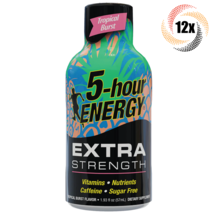 12x Bottles 5 Hour Energy Extra Tropical Burst Flavor | 1.93oz | Fast Shipping - $40.24
