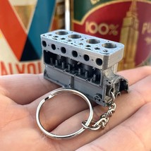 Ford Model A Engine Block Keychain - Model A Ford 4 cylinder - Engine Ke... - $15.99