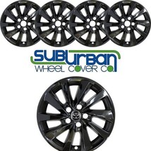 FITS 2021-2024 Toyota Camry LE # IMP-479BLK 17&quot; Gloss Black Wheel Skins ... - $99.99