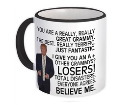 Gift For Great GRAMMY Trump : Gift Mug Birthday Christmas Day Family Funny MAGA - £12.74 GBP