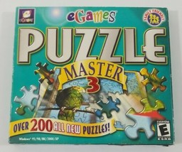 Puzzle Master 3 PC Game 2002 eGames  - £11.16 GBP