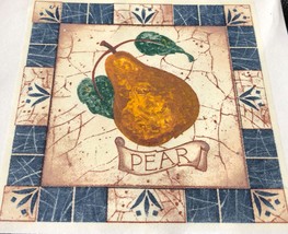 M15 -  Ceramic Waterslide Decal - Pear Tile - 3.75&quot; - $23.79 MXN