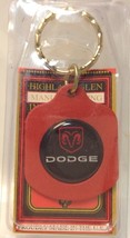 New Dodge ~ Logo Keychain ~ Dodge ~ Ancien Porte-Cle Neuf ~ Usa Product ~ Nwt - £7.04 GBP