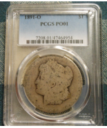 1891-O Morgan Silver Dollar — PCGS PO01 — Low BALL PO 01 POOR  $1 - $275.00