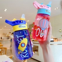 Premium Leakproof Children&#39;s Water Bottle with Straw - BPA-Free Portable Baby Fe - £6.32 GBP