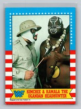 Kimchee &amp; Kamala the Ugandan Headhunter #11 1987 Topps WWF - £1.59 GBP