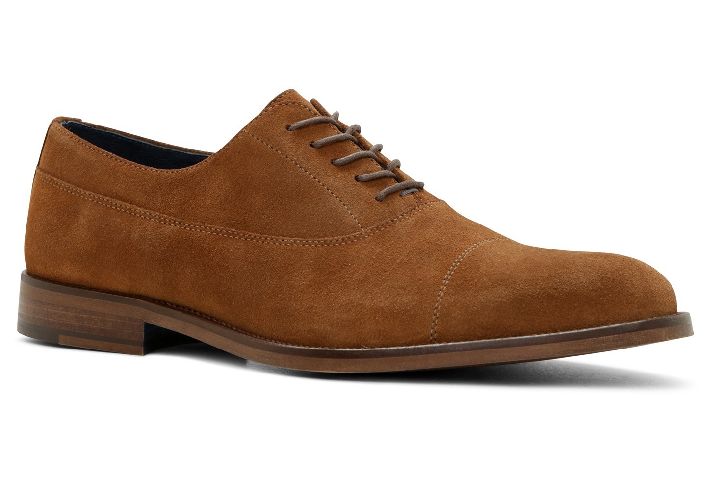 New Handmade Men’s Brown Color Suede Shoes, Cap Toe Dress Formal Lace Up Shoes