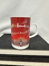 Harrods Fine Bone China Christmas Holiday Mug Red Reindeer - £14.31 GBP