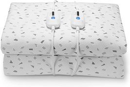 Heated Mattress Pad Queen Size Electric Matress Cover Bed Warmer Fit Dee... - £100.03 GBP