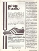 1976 Adidas Marathon Athletic Running Shoes Starting Line Sports Vintage Ad - $7.36