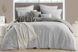 2PC Silver/Gray Twin/Twin XL (68 X 90 ) 2 in 1 Reversible Duvet Cover &amp; ... - $452.20 MXN