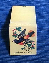 510A~ BALTIMORE ORIOLE, MATCHBOOK 1957 Ohio Blue Tip Matches - £2.35 GBP