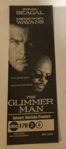 The Glimmer Man Tv Guide Vintage Print Ad Steven Seagal Keenan Wayans Tpa14 - £4.58 GBP