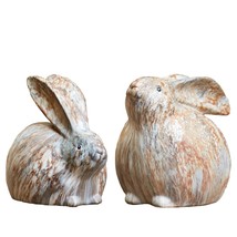 Rabbit (Set of 2) 6&quot;H Resin - £37.04 GBP