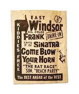 1963 E Windsor Drive In Sinatra Come Blow Your Horn Movie Advertisement ... - €17,16 EUR