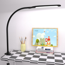 LED Desk Lamp with Clamp,Flexible Gooseneck Clamp Lamp,Dimmable,Touch Control 3  - £38.92 GBP