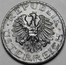 Austria 5 Groschen, 1972 Gem Unc~Zinc~Eagle With Hammer &amp; Sickle - $6.98
