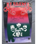 Original 1980&#39;s Alabama Tour Poster with Janie Fricke - £38.93 GBP