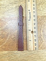Vintage Speidel (NIB) Brown Leather Watch Band (13mm or 1/2&quot;) (K7957) - £14.95 GBP