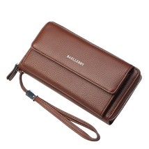 Baellerry 2023 New Large Capacity Wristband Wallet Male Soft Leather Car... - $72.67