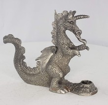 Spoontiques Pewter Horned Dragon Winged #518 1986 - £25.94 GBP