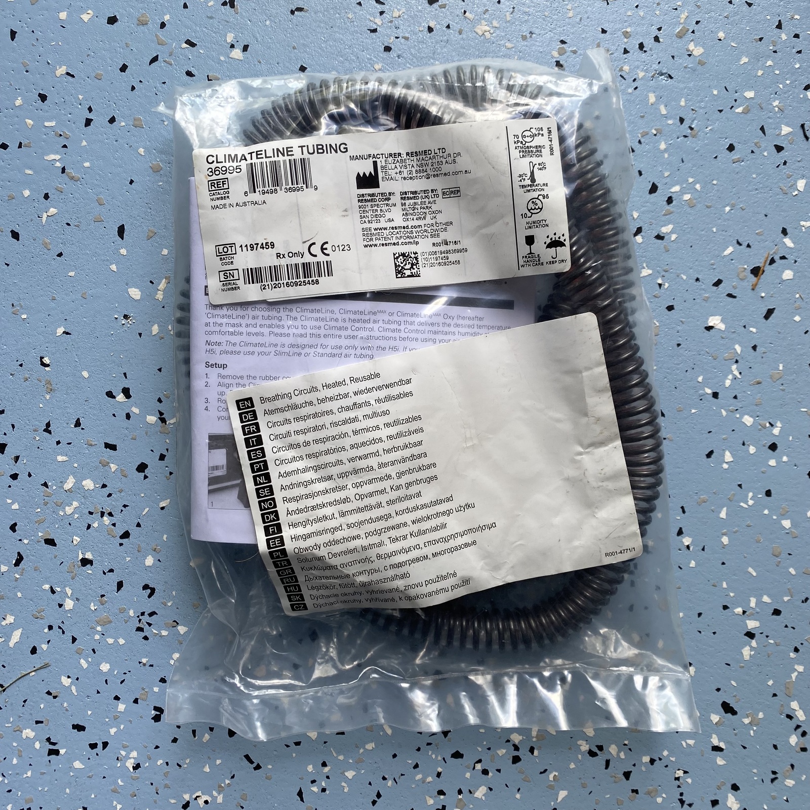 New Sealed Genuine Res Med Centerline Tubing - 36995 - $32.95
