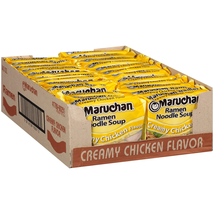 Maruchan Ramen Creamy Chicken, Instant Ramen Noodles, Ready to Eat Meals, 3 Oz,  - £9.22 GBP