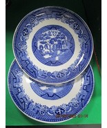MAESTRICH HOLLAND WILLOW BLUE WARE PAIR OF DISHES 6 &quot; [170E] - $47.39 CAD