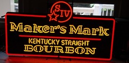 Maker&#39;s Mark Bourbon Whisky Kentucky Beer Bar Neon Sign 25&quot; x 18&quot; - £549.67 GBP