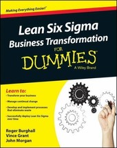 Lean Six Sigma Business Transformation For Dummies, Burghall, Roger,Morgan, John - £3.88 GBP