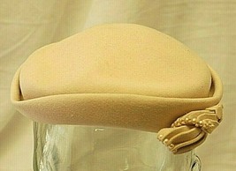 Ladies Fascinator Hat Faux Pearls Eddi Lazarus Columbus Vintage 1950&#39;s - £23.36 GBP