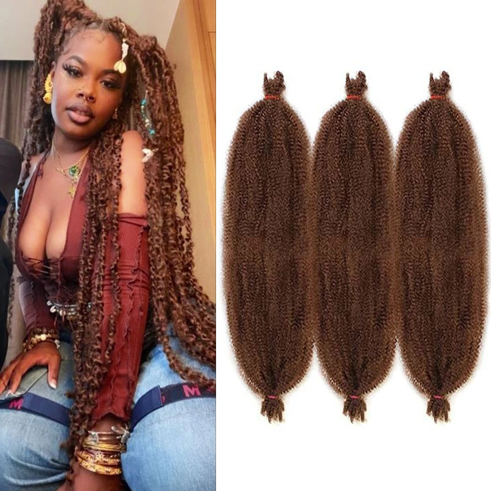 Kinky Marley Braiding Hair Afro Curl Twist Crochet Synthetic New Color Bulk - £6.73 GBP+