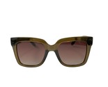 Quay Australia Icy Sunglasses Green Brown Oversized Glasses - $89.05