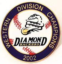 Diamondbacks 2002 Western Division Champions Pin Diamondbackers 2003 SGA... - £4.69 GBP