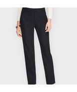TALBOTS black high waist straight pants wool blend trousers career pants... - $51.65 CAD