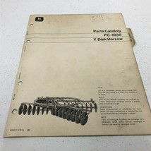 Genuine John Deere Y Disk Harrows Parts Catalog PC-1035 Dealer 1970 - £39.49 GBP