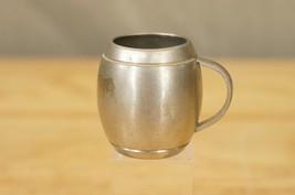 Vintage Metawa Pewter Holland Miniature Metalware Beer Stein Mug 1-3/8&quot; - £11.72 GBP