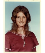 1970&#39;s Vtg. Retro Hairdo Pretty School Teen Portrait  - Original Snapshot   - $13.87 CAD