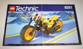 Used Lego Technic Instruction Book Only # 8251 Sonic Cycle No Legos Included - £7.79 GBP