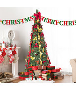 7.5FT Pre Lit Pre Decorated Christmas Tree Pop Up Christmas Tree，Easy As... - €137,33 EUR
